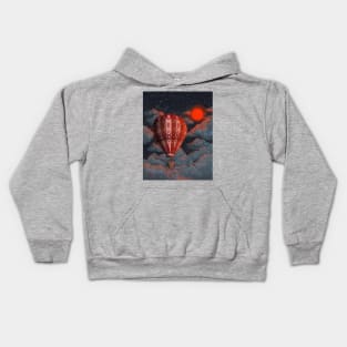 Adventure Awaits - Magical Hot Air Balloon Kids Hoodie